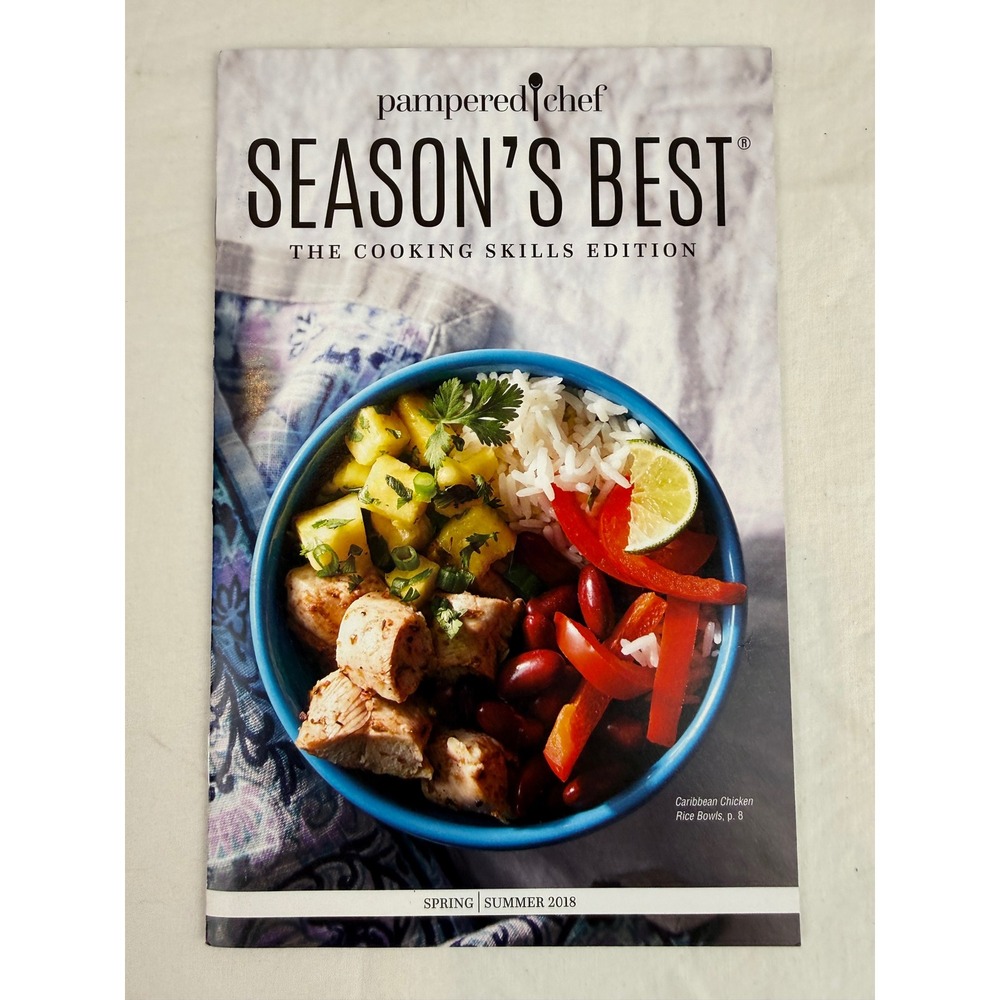 Pampered Chef Season's Best Recipe Booklets Lot of 6 2017-2020 Great Grilling - Picture 6 of 7